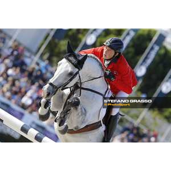 Furusiyya FEI Nations Cup Jumping Final - First Round Martin Fuchs on Clooney Barcelona,24th sept. 2015 ph.Stefano Grasso
