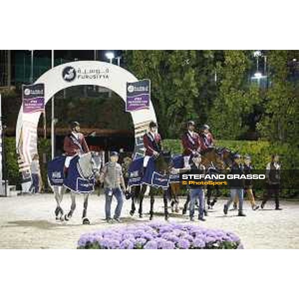 Team Qatar wins the Furusiyya Fei Nations Cup Jumping Final - Longines Challenge Cup Barcelona,25th sept. 2015 ph.Stefano Grasso