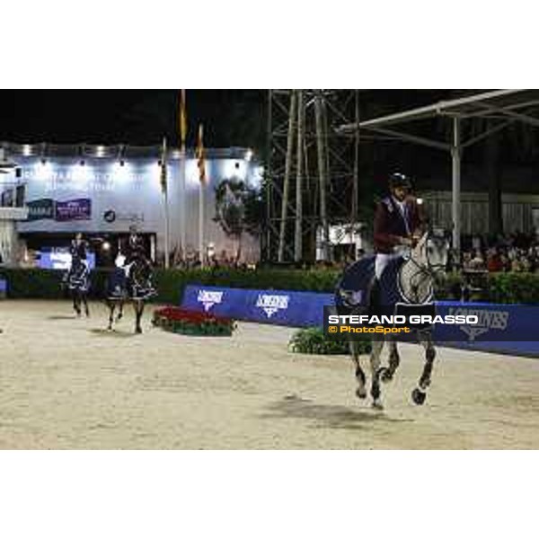Team Qatar wins the Furusiyya Fei Nations Cup Jumping Final - Longines Challenge Cup Bassem Hassan Mohammed parades on Eurocommerce California Barcelona,25th sept. 2015 ph.Stefano Grasso