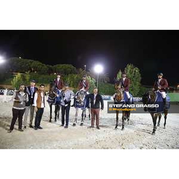Team Qatar wins the Furusiyya Fei Nations Cup Jumping Final - Longines Challenge Cup Jan Tops and the Team Qatar Barcelona,25th sept. 2015 ph.Stefano Grasso