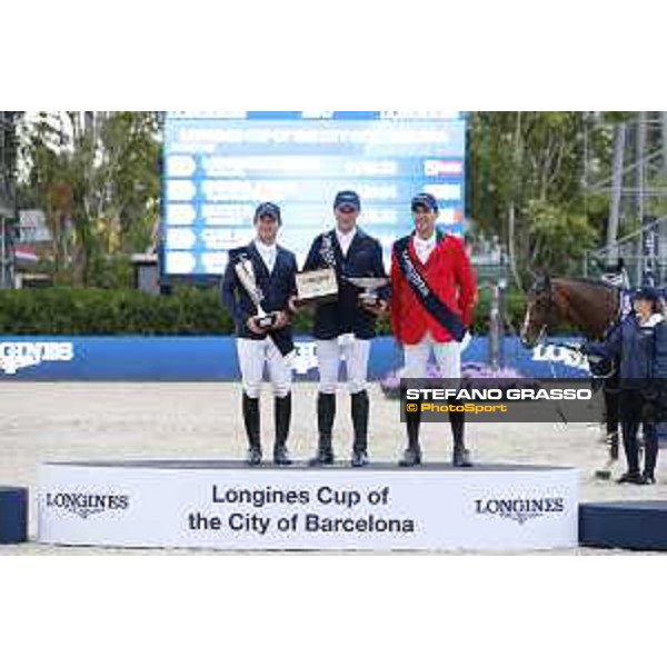 The Podium of the Longines Cup of the City of Barcelona Barcelona,27th sept. 2015 ph.Stefano Grasso