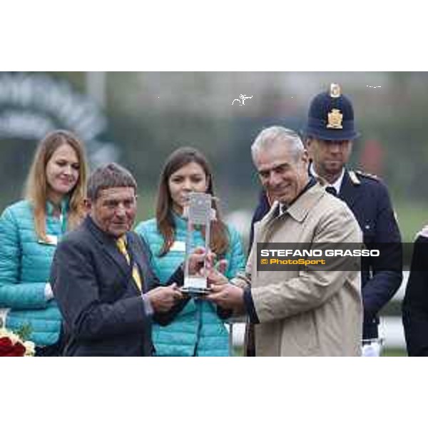 Josef Vana jr. and Chicago win the Gran Corsa Siepi di Milano Milano, San Siro racecourse 18 oct.2015 ph.Stefano Grasso