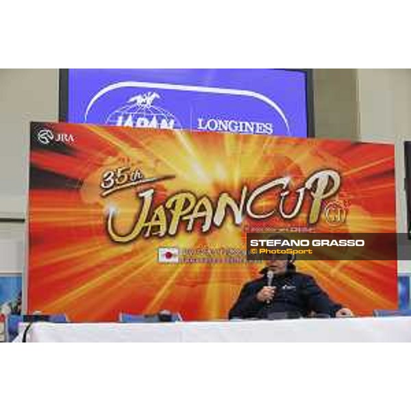 The 35th Japan Cup Press conference Trip To Paris\'s connection Tokyo,26th nov.2015 ph.Stefano Grasso