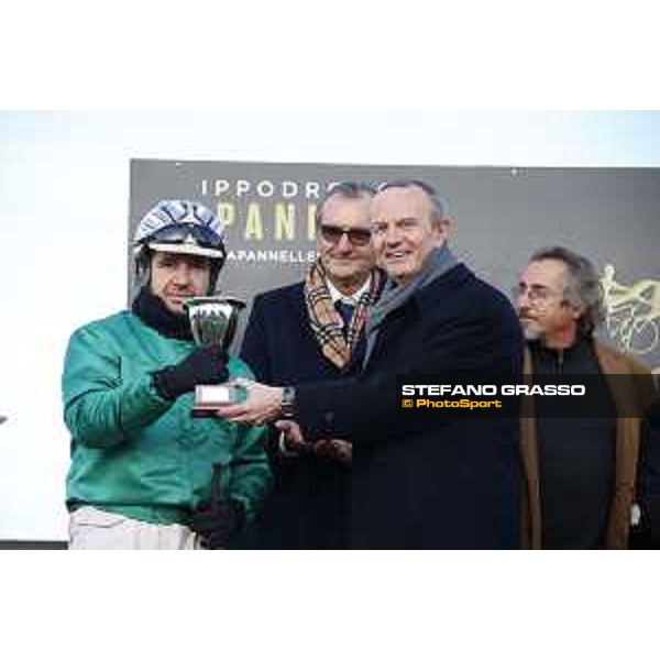 Prize giving ceremony of the Gran Premio Allevatori Roma, Capannelle racecourse,26/12/2015 ph.Stefano Grasso/HippoGroup Roma Capannelle