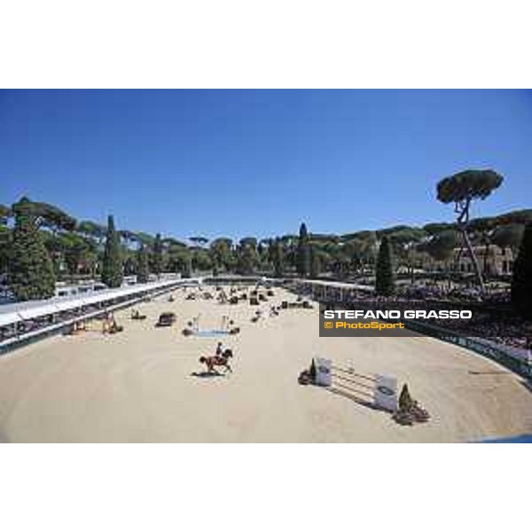 CSIO of Rome - A view of the arena in Piazza di Siena - Rome, Piazza di Siena - 28 May 2017 - ph.Mario Grassia