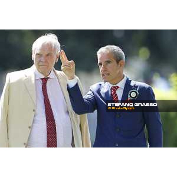 Stefano Marzullo and Alexander Pereira Milano - San Siro galopp racecourse, 18th june 2017 ph.Stefano Grasso