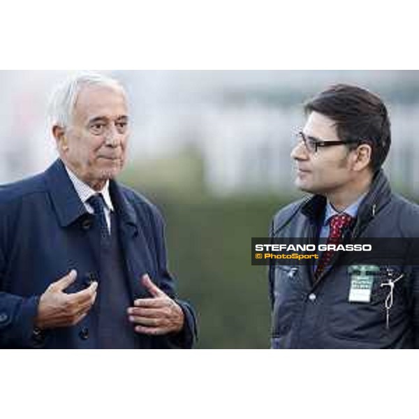 Giuliano Pisapia and Enrico Landoni Milano - San Siro racecourse 22nd octiber 2017 - ph.Stefano Grasso