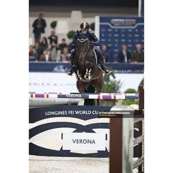 Jumping Verona - Fieracavalli 2017 - LONGINES FEI World Cup presented by BMW - Luca Marziani on Tokyo du Soleil Verona, 28th October 2017 Ph.Stefano Grasso/Jumping Verona