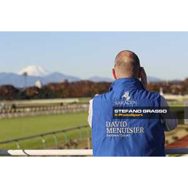 The 38th Japan Cup in association with Longines - Morning track works - Thundering Blue trainer David Menuisier Tokyo - Fuchu racecourse 23rd nov. 2018
