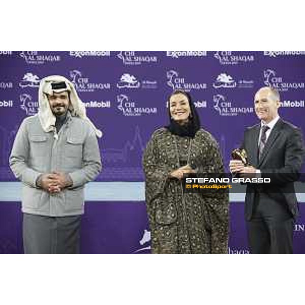CHI Al Shaqab - Grand Prix - Prize giving ceremony - Sheikha Moza bint Nasser Al Missned, Sheikh Johan Bin Hamad Al Thani - Doha, Al Shaqab - 9 March 2019 - ph.Stefano Grasso/CHI Al Shaqab