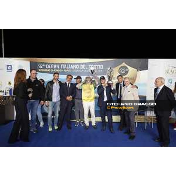 Alessandro Gocciadoro and Vivid Wise As win the Gran Premio Turilli - Trofeo Mimì Alla Ferrovia Napoli - Agnano, 22 settembre 2019 Ph.Stefano Grasso/Ippodromi Partenopei