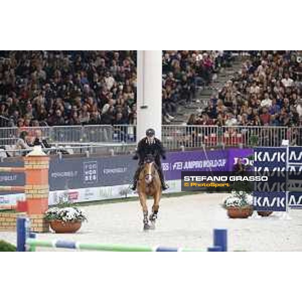 Fieracavalli 2019 - Longines FEI Jumping World Cup presented by Volkswagen - Emanuele Gaudiano (ITA) on Chalou - Verona, Veronafiere - 10 November 2019 - ph.Stefano Grasso/JV