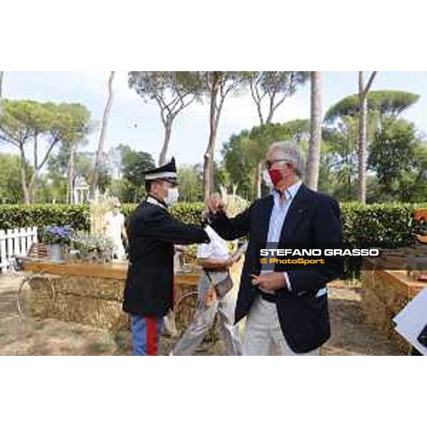 Presentazione Concorso Ippico Piazza di Siena 2021 - “Tutti in Sella” Giovanni Malagò Roma, Villa Borghese 19th September 2020 Ph.Stefano Grasso
