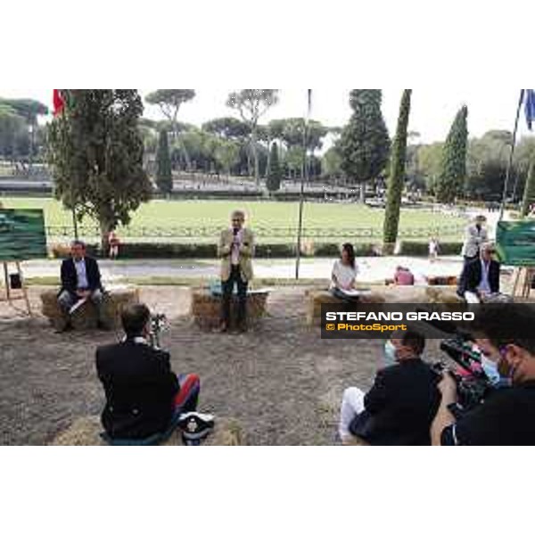 Presentazione Concorso Ippico Piazza di Siena Marco Di Paola Roma, Villa Borghese 19th September 2020 Ph.Stefano Grasso