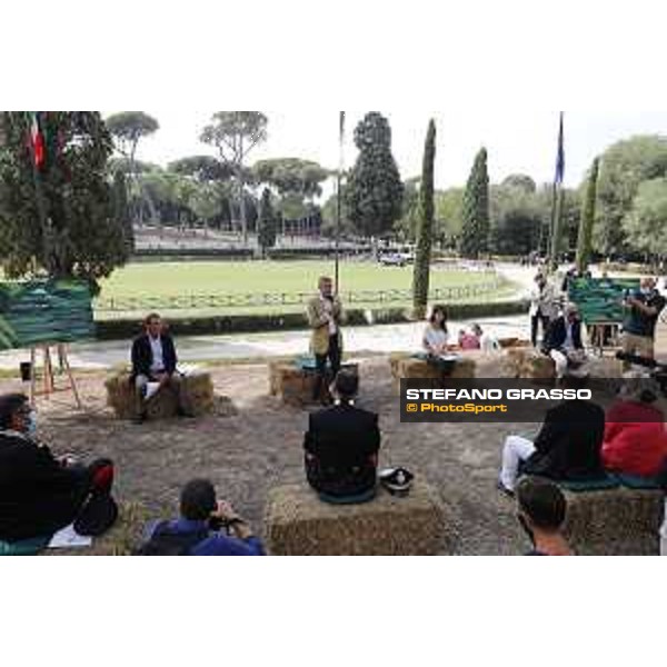 Presentazione Concorso Ippico Piazza di Siena Marco Di Paola Roma, Villa Borghese 19th September 2020 Ph.Stefano Grasso