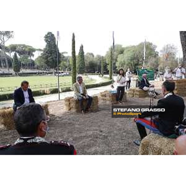 Presentazione Concorso Ippico Piazza di Siena 2021 - “Tutti in Sella” Dott.ssa Virginia Raggi - Mayor of city of Rome Roma, Villa Borghese 19th September 2020 Ph.Stefano Grasso