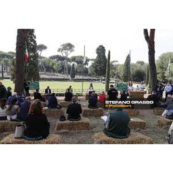 Presentazione Concorso Ippico Piazza di Siena 2021 - “Tutti in Sella” Dott.ssa Virginia Raggi - Mayor of city of Rome Roma, Villa Borghese 19th September 2020 Ph.Stefano Grasso