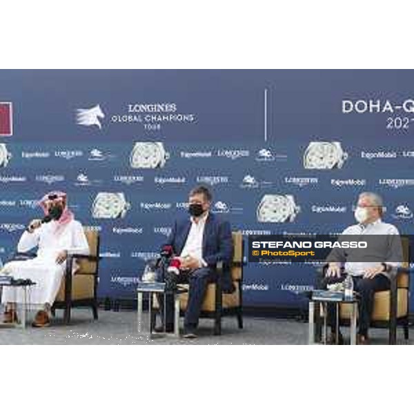 Press conference LGCT of Doha 2021 Al Shaqab, 02032021 ph.Stefano Grasso/LGCT