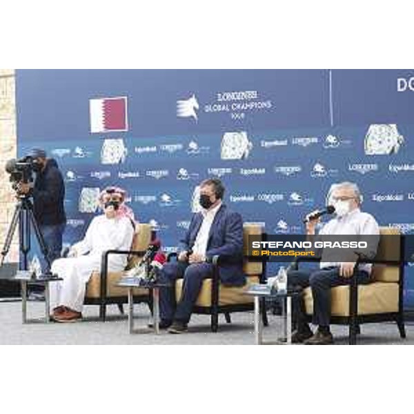 Press conference LGCT of Doha 2021 Al Shaqab, 02032021 ph.Stefano Grasso/LGCT