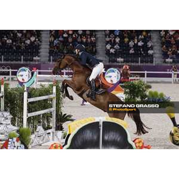 Tokyo 2020 Olympic Games - Show Jumping Individual Final - Henrik von Eckermann on King Edward Tokyo, Equestrian Park - 04 August 2021 Ph. Stefano Grasso