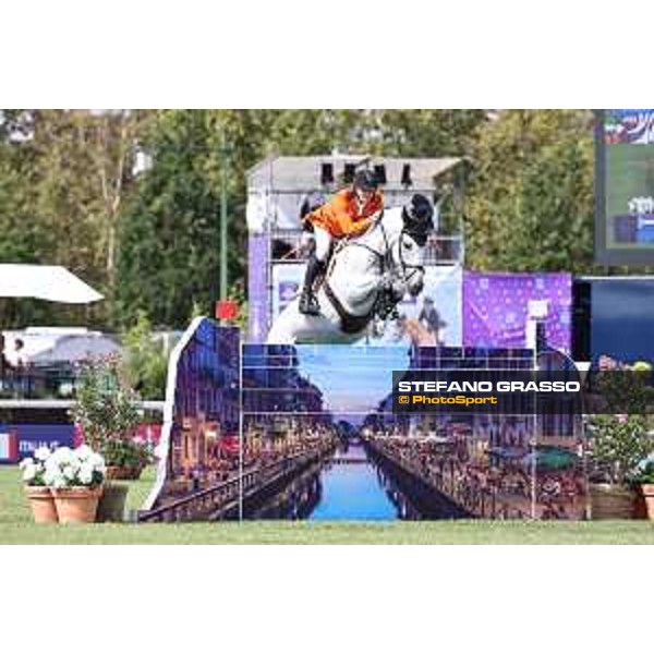 FEI Jumping European Championship - Milano, Milano San Siro racecourse - 31 August 2023 - ph.Stefano Grasso Vrieling Jur from NED riding Long John Silver 3 N.O.P.