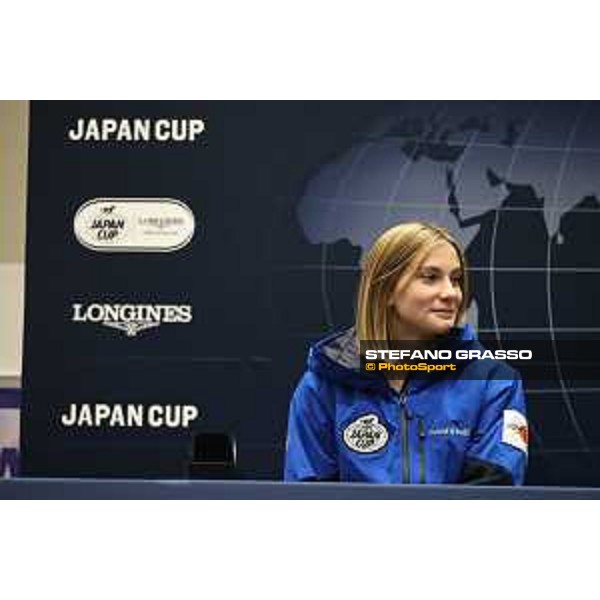 Japan Cup of Tokyo - - Tokyo, Fuchu Racecourse - 23 November 2023 - ph.Stefano Grasso/Longines Press conference - jockey Marie Velon